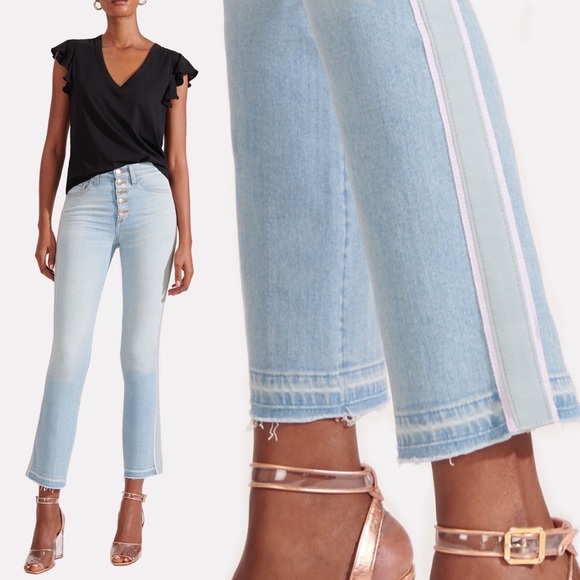 Veronica Beard Denim - Veronica Beard Carolyn Tuxedo High Rise Baby Boot